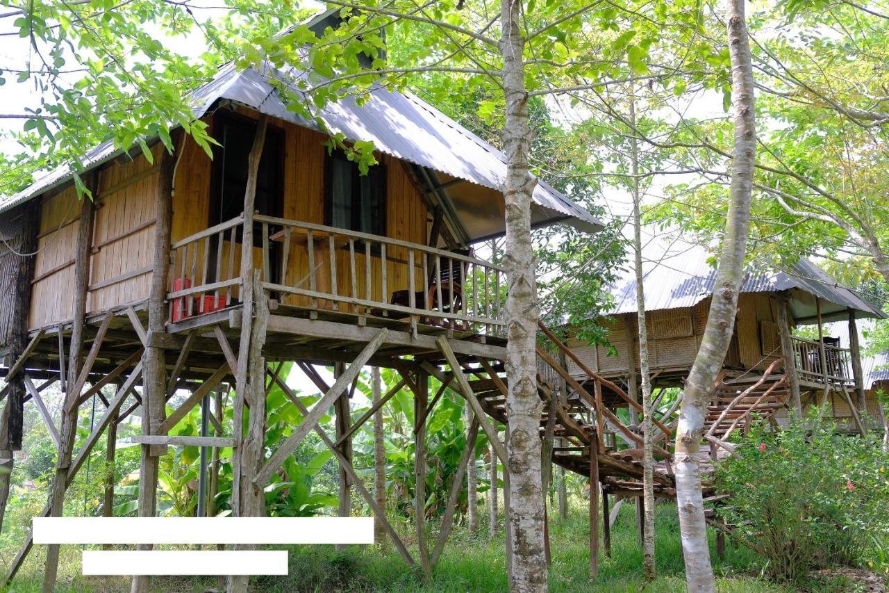 Sunny Field Eco Stilt House Villa Cát Tiên Eksteriør bilde