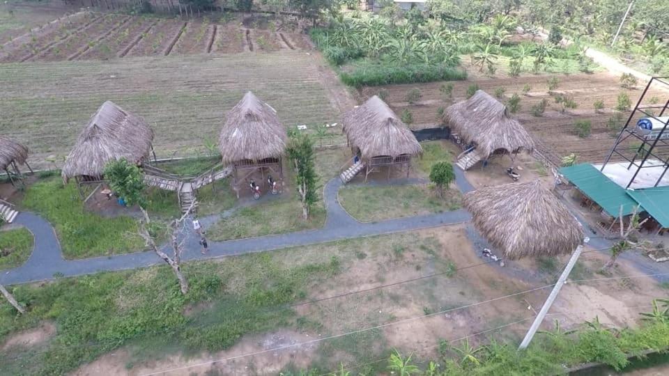 Sunny Field Eco Stilt House Villa Cát Tiên Eksteriør bilde