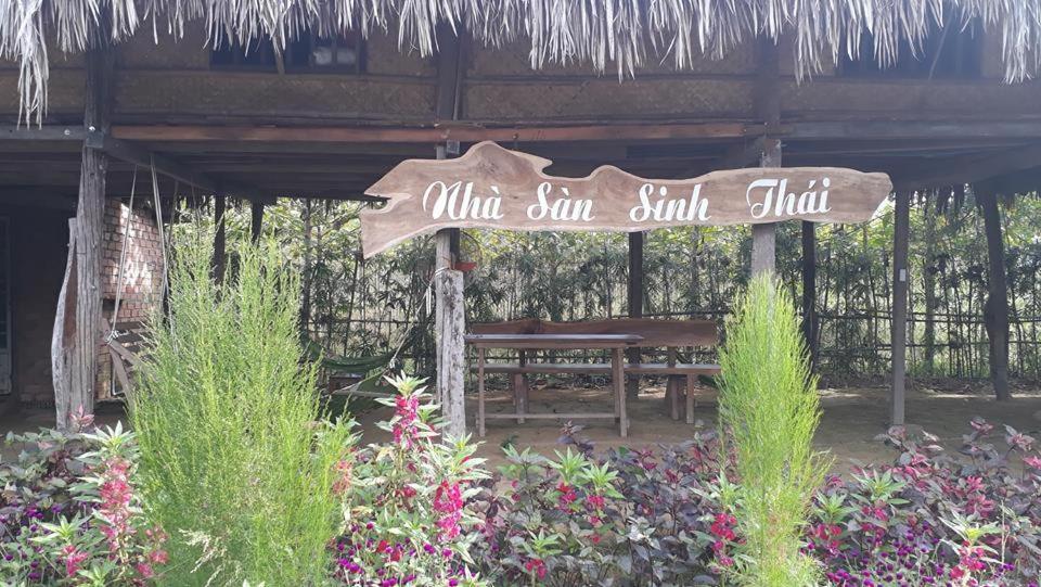 Sunny Field Eco Stilt House Villa Cát Tiên Eksteriør bilde